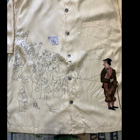 Guy Buffet Golfer Silk Shirt - Picture 4 of 5